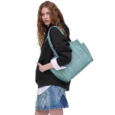 THE PUFFY NYLON MEDIUM TOTE BAG